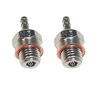 Gvvsjgdbis 2 bougies d'allumage N3 pour 70117 1/10 1/8 RC Truck Nitro Engine Parts