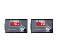 Gvvsjgdbis 2 contrôleurs de vitesse PWM DC 6-60 V 30 A avec affichage numérique et circuit imprimé robuste - Parfait pour diverses machines