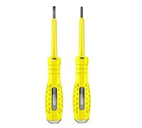 Gvvsjgdbis 2 en 1 Tournevis Magnétique Puissant Torque Détecteur d'Electricité, Stylo Testeur d'Electricité avec Magnétique Jaune