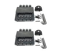 Gvvsjgdbis 2 Ensemble 4 Cordes SystèMe de Pont de Guitare Basse Sans Tête Pièce de Basse ÉLectrique