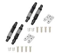 Gvvsjgdbis 2 Ensemble pour D12 Voiture Télécommande Amortisseur Arrière en Métal Amortisseur avec Support Fixe SièGe Mises à Niveau Pièces Accessoires, 4