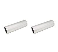 Gvvsjgdbis 2 grands instruments de musique Guiro en acier inoxydable avec grattoir Merengue Latin 25,4 x 7,6 cm Extrémités ouvertes