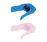 Gvvsjgdbis 2 PCS Muselières Pet Pets Anti-Morsure Muselières Respirant Mesh Pet Voyage Outil Bleu & Rose Bain Beauté Toilettage Fournitures