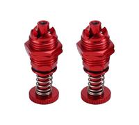 Gvvsjgdbis 2 Pièces 35 mm de Hauteur Bouton Poussoir Trappe Cabine Ressort Couvercle Serrure pour RC Bateau Bateau Corps Coque Pièces de Rechange Rouge