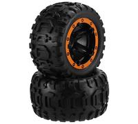 Gvvsjgdbis 2 Pièces pour HBX 16889A 16889 16890 16890A SG1601 SG1602 RC Car Pièces de Rechange Roues Pneus Complets M16038