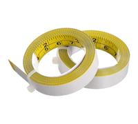 Gvvsjgdbis 2 Rouleaux Auto Adhésif à Mesurer Métrique à Mesurer Peel et Bâton Règle Rubans pour le Travail Du Bois Rédaction Scie à Table