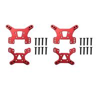 Gvvsjgdbis 2 x 144001 pièces avant et arrière de tour d'amortisseurs pièces de rechange pour voiture RC 144001 1/14 4WD Rouge