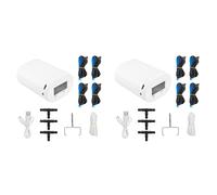 Gvvsjgdbis 2 x 16 têtes d'arrosage automatique pour plantes et fleurs - Kit de système d'arrosage goutte à goutte