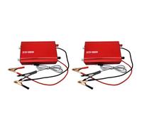 Gvvsjgdbis 2 x DC 12V-99900W Double Onduleur Variable Haute Puissance 12V Multifonction Pratique Smart Booster de Batterie