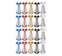 Gvvsjgdbis 20 Pièces Plancher de Planche Réglable Ressort Ancre en Arête de Poisson Chevilles de Boucle Auvent Extérieur