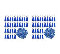 Gvvsjgdbis 200 Pièces Porte-Clés Glands Faux Cuir Suédé Gland Pendentifs Porte-Clés Décoration pour Bricolage Artisanat Faisant des Fournitures (Bleu)