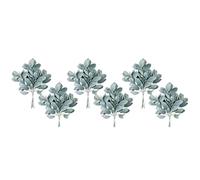 Gvvsjgdbis 24 Pièces Séries Oreilles d'agneau Floquées Artificielles Tiges Branches d'oreilles de Faux Agneau Choix Sprays de pour Couronne de Bouquet de Vase