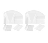 Gvvsjgdbis 240 Pièces de Papier Vélin Pré-Plié, Vestes en Vélin Imprimables Papier Vélin Translucide 5 x 7 Pouces Enveloppes en Papier Vélin