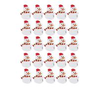 Gvvsjgdbis 25 Pièces de Cartes en Papier Sucettes de Noël Festival du Père Noël Fête d'anniversaire pour Enfants Cadeaux de Bonbons Décoration d'emballage, C Facile à Installer Facile à Utilis
