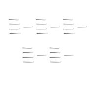 Gvvsjgdbis 25 Pièces Perruque Extension de Cheveux Crochet Aiguille de Ventilation pour la Fabrication de Perruque Crochet Crochet Outils Réparation Dentelle Perruques Crochet Aiguille