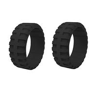 Gvvsjgdbis 2PCS Populaire pour Les Femmes Silicone Cool Rings Rectangle Silicone Wedding Ring 9.0mm 8