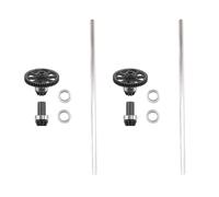 Gvvsjgdbis 2X Assemblage d'arbre D'Entraînement Principal ZJ05 pour Xinlehong 9130 9135 9136 9137 9138 1/16 Accessoires de Pièces de Rechange de Voiture Télécommandée