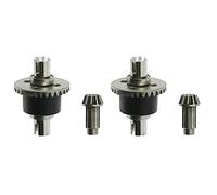 Gvvsjgdbis 2X Différentiel en Métal pour SCY 16101 16102 16103 16201 Pro 1/16 Brushless RC Car Upgrades Pièces Accessoires