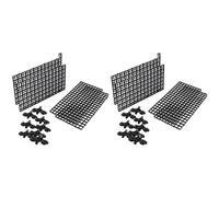 Gvvsjgdbis 2X Diffuseur de Lumière de Boîte D'Oeufs D'Aquarium de en Plastique de Plateau de Diviseur D'Aquarium, Isolation de Fond de Filtre de Séparateur de Réservoir de Poissons