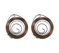 Gvvsjgdbis 2X Ensemble de Ressort HélicoïDal de Retour D'Alimentation de Plume de HSS de Perceuse de Largeur de 10mm
