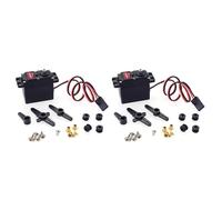 Gvvsjgdbis 2X M0200 20G Analogique Servo D'Engrenage 3,5 Kg Couple Convient pour 1/16 1/14 1/12 Zd Courses Télécommande Les Accessoires de Voiture Les Pièces de la Télécommande