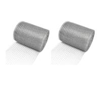 Gvvsjgdbis 2X Métallique en Acier Inoxydable 12,7 cm x 12 M Métallique Fine en Acier Inoxydable étroite pour La Protection