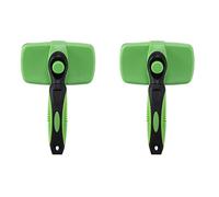 Gvvsjgdbis 2X Peigne Chien Brosse Auto-Nettoyante pour Grand Chat Chien Cheveux Courts et Longs Perte