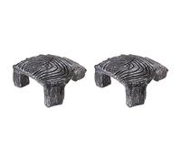 Gvvsjgdbis 2X Plate-Forme de Reptiles Tortue AU Soleil Décoration D'Aquarium Escalier Aquatique Amphibiens