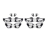 Gvvsjgdbis 2X Portes de Tube en Plastique de Voiture Télécommandée et Rétroviseur pour Voiture sur Télécommandée 1:10 Axial SCX10 90046 pour Coque de Carrosserie Dure