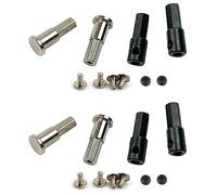 Gvvsjgdbis 2X pour D12 1/10 Pièces de Mise à Niveau de Voiture RC en Métal 5mm Adaptateur Hexagonal de Moyeu de Roue Combinateur et Adaptateur d'arbre D'Essieu Arrière, B