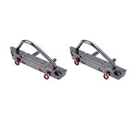 Gvvsjgdbis 2X RC Voiture Pare-Chocs Métal RC Modèle Pièces pour Axial SCX10 1/10 Télécommande sur CNC Usiné