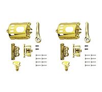 Gvvsjgdbis 2X Tondeuse Modifié Coquille la Tondeuse à Cheveux Le Couvercle Du Boîtier Convient pour Remplacement Accessoire 8148 8591 Kit Or