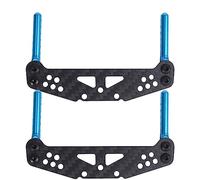 Gvvsjgdbis 2X Tour D'Amortisseur et Arrière en Fiber de avec Supports de Poteau de Carrosserie pour Pièces de Mise à Niveau de Voiture TT01 TT-01 1/10 Télécommandée