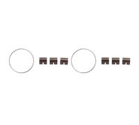 Gvvsjgdbis 2X Vélo Vélo 3 Cliquets Ressort en Acier pour Moyeu Corps Pièce de Rechange Moyeu Ressort Vélo Accessoires