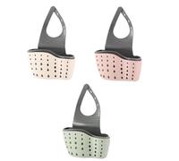 Gvvsjgdbis 3 pièces. Panier suspendu, porte-éponge à vaisselle, boîte de rangement en silicone comme sur l'image, panier de rangement d'égouttement multifonction suspendu