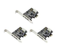 Gvvsjgdbis 3 x -PEX30016 3 ports IEEE 1394 Firewire 1394B & 1394A PCIe 1.1 X1 Chipset TI XIO2213B Nécessite un pilote hérité