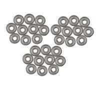 Gvvsjgdbis 30 pièces 607ZZ 19 x 7 x 6 mm scellées une rangée métallique profonde