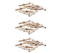 Gvvsjgdbis 30pcs laiton 6mm droit pour tuyau raccord rapide doré