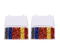 Gvvsjgdbis 316Pcs Borne À Vis Vissable Connecteur de Électrique 5 Couleurs Ensemble D'Assortiment de Bouchons À Écrou Insérés Dans Un Ressort