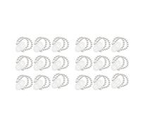 Gvvsjgdbis 32 Pièces élastique Perle Poignet Bandes Corsage Accessoires Mariage Poignet Bricolage Fleurs Artificielles Décor pour Mariage Plage Fête