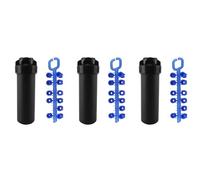 Gvvsjgdbis 3pièces 3/4 Pouces Filetage Arroseur Escamotable Entraînement par Engrenage Tête D'Arroseur de Pelouse Modèle de Cercle Partiel 40°-360°Réglable