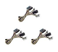 Gvvsjgdbis 3X 1/8 1/10 RC Voiture 16 SystèMe D'Éclairage LED et Arrière Clignotants Feux de Freinage pour AXIAL