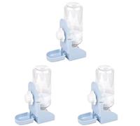 Gvvsjgdbis 3X 500 ML Animaux de Compagnie Perroquets Oiseaux Buveur Pigeon Lapin Eau Potable Mangeoire Bol Chat Chien Cage Suspendu Distributeur d'eau Dispositif