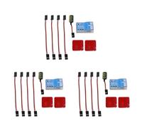 Gvvsjgdbis 3X A3 V2 Stabilisateur de Contrôleur de Vol 4 Modes de Vol pour Avion RC Avion RC Accessoire Cadeau en Métal pour Les Amateurs de Rc