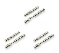 Gvvsjgdbis 3X Arbre D'Entraînement CVD en Métal pour D12 C24 C34 B14 B24 B16 B36 MN D90 MN99S Télécommandé Accessoires de Mise à Niveau de Pièces de Voiture,