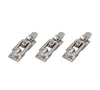 Gvvsjgdbis 3X Marine Marine en Acier Inoxydable 316 Loquet de Verrouillage Catch Anti-Hochet Attache Pince 70mm Marine Matériel