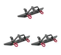 Gvvsjgdbis 3X Pare-Chocs en Métal pour MN D90 D91 D96 MN90 MN99S 1/12 Accessoires de Pièces de Mise à Niveau de Voiture RC, Noir