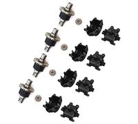 Gvvsjgdbis 4 Ensembles de Différentiel et de Boîte de Vitesses en Métal pour SG1603 SG1604 SG1605 UD1601 UD1602 UD1603 1/16 Pièces de Mise à Niveau de Voiture RC