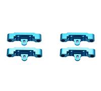 Gvvsjgdbis 4 Pièces Support de Bras de Suspension Inférieur en Métal pour Pièces de Mise à Niveau de Voiture TT02 TT-02 1/10 Télécommandée