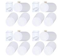Gvvsjgdbis 400 Pièces Sublimation Désodorisant Blancs Bricolage Désodorisant Parfumé Blanc Voiture Pressé Feutre pour Bricolage Chaleur Presse-Ronde